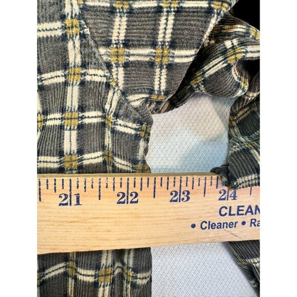 Disney Womens Pooh Plaid Soft Corduroy Shirt Medium Tigger Embroidery - Picture 6 of 12